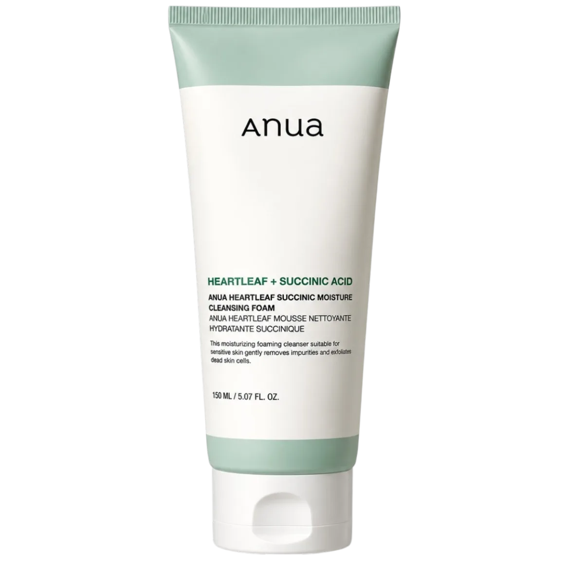 Anua Heartleaf Succinic Moisture Cleansing Foam 